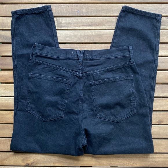 NWOT Free People Stove Pipe High Rise Jeans In Black Out Size 30 - Picture 6 of 10